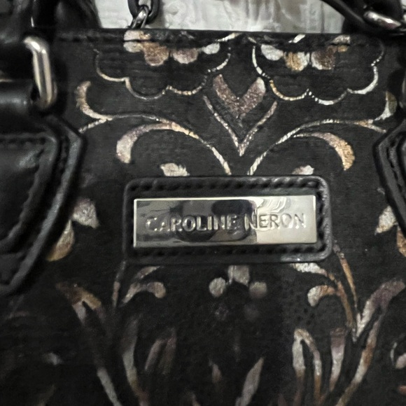 Caroline neron leather bag paisley pattern - Picture 4 of 15